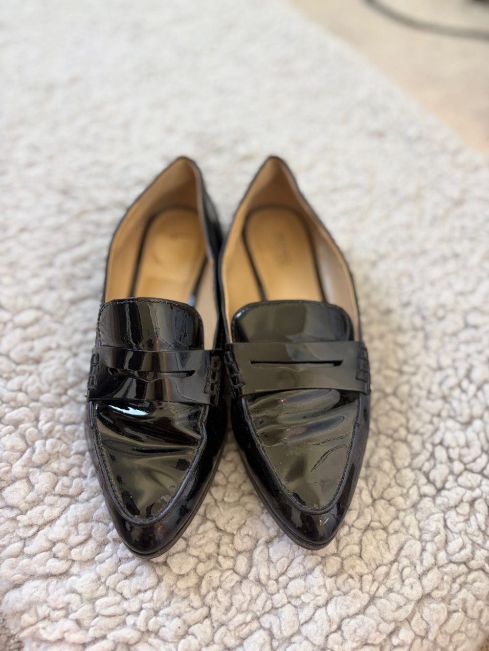MK Michael Kors Leather Loafers Size 8